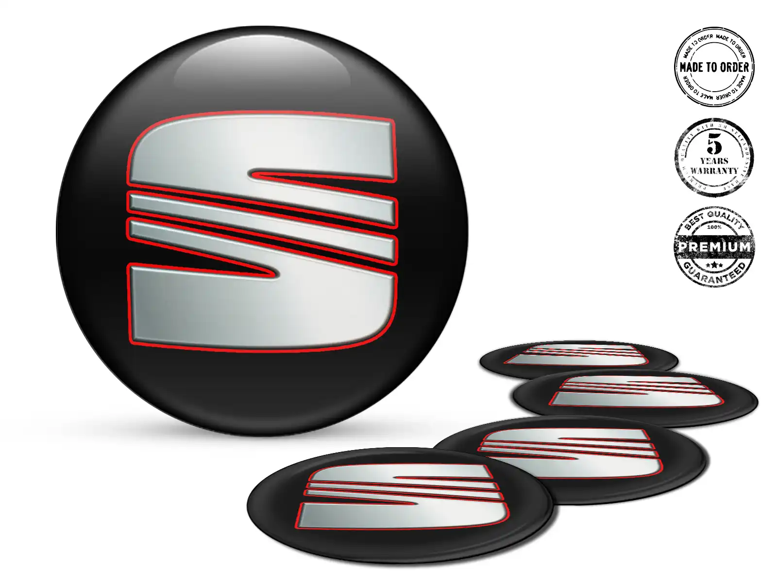 Seat Dome-Aufkleber Ausgabe Individuelle Autoembleme